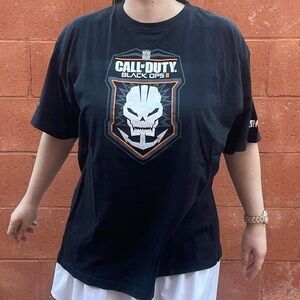 Call of Duty Black Ops II black short sleeved tshirt